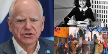 Tim Walz compares Trump’s ICE crackdown in Minnesota to Nazi occupation told by Anne Frank