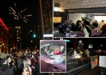 Protesters descend on Minneapolis hotel where they believed federal agents were staying after deadly ICE shooting