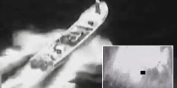 US forces strike vessel allegedly tied to narco-terror group killing 2 as crews search for lone survivor