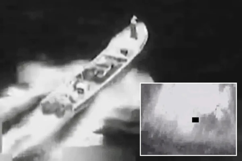 US forces strike vessel allegedly tied to narco-terror group killing 2 as crews search for lone survivor