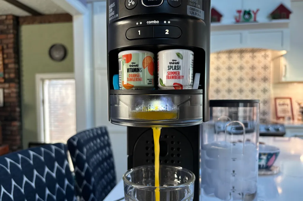 ninja thirsti dispensing drink