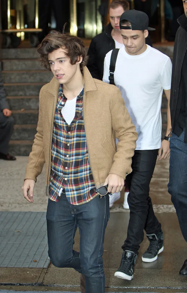 Zayn Malik and Harry Styles step out together.