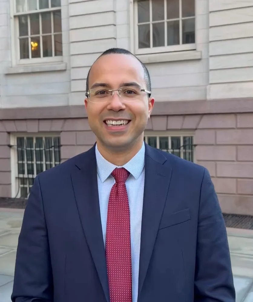 Oswald Feliz smiling.