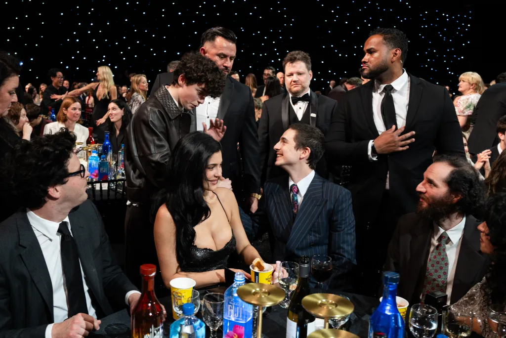 Owen Cooper, Kylie Jenner, and Timothée Chalamet attend the 31st Annual Critics Choice Awards.