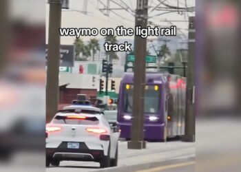 Video Shows Passenger Bail From Waymo in Path of Oncoming Train