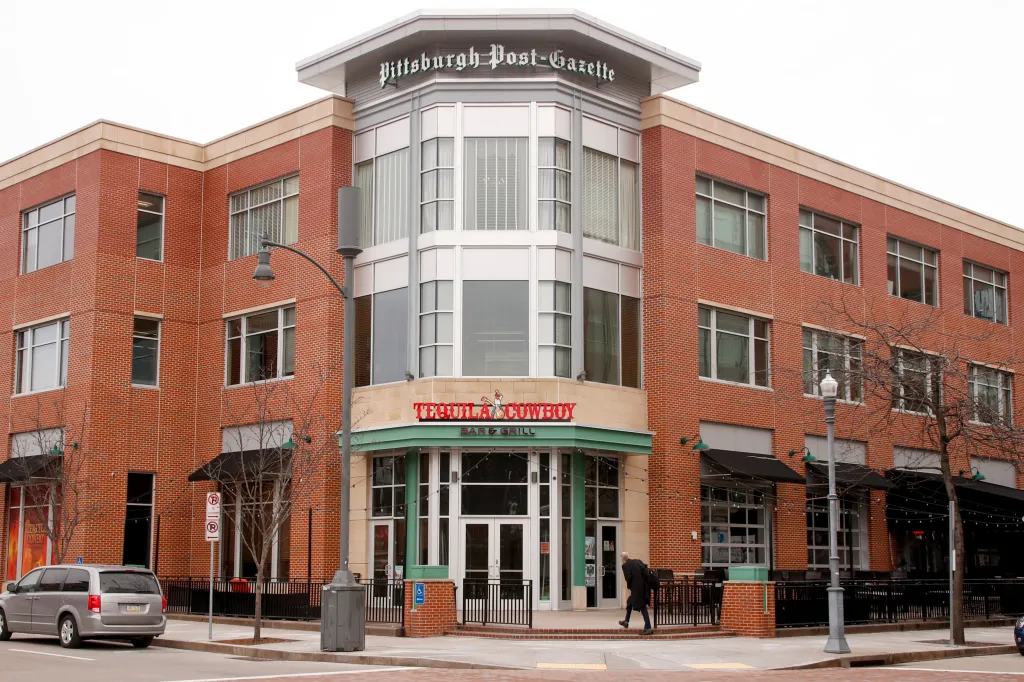 The Pittsburgh Post-Gazette office building.