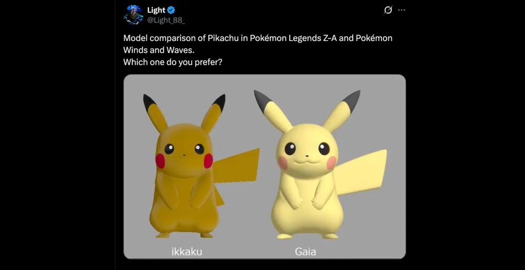 Pokémon Gen 10 Pikachu Leak