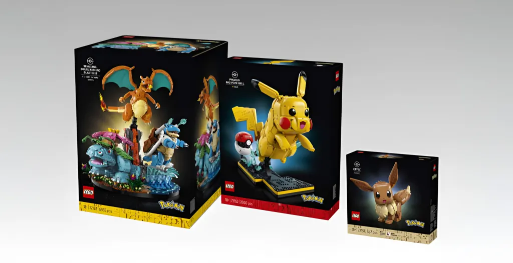  Pokémon LEGO Starter Sets