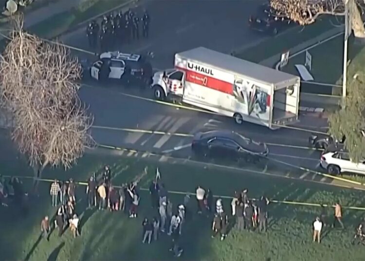 Suspect ID’d as Calor Madansecht in U-Haul truck attack on anti-Iranian regime protest that injured 2