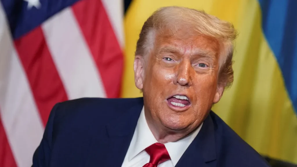 ‘What gives him the right?’: Trump voters grill president on his threat to major ally