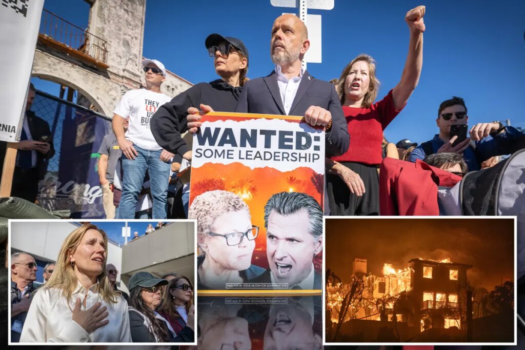 Abandoned and angry Palisades residents mark fire anniversary with reckoning