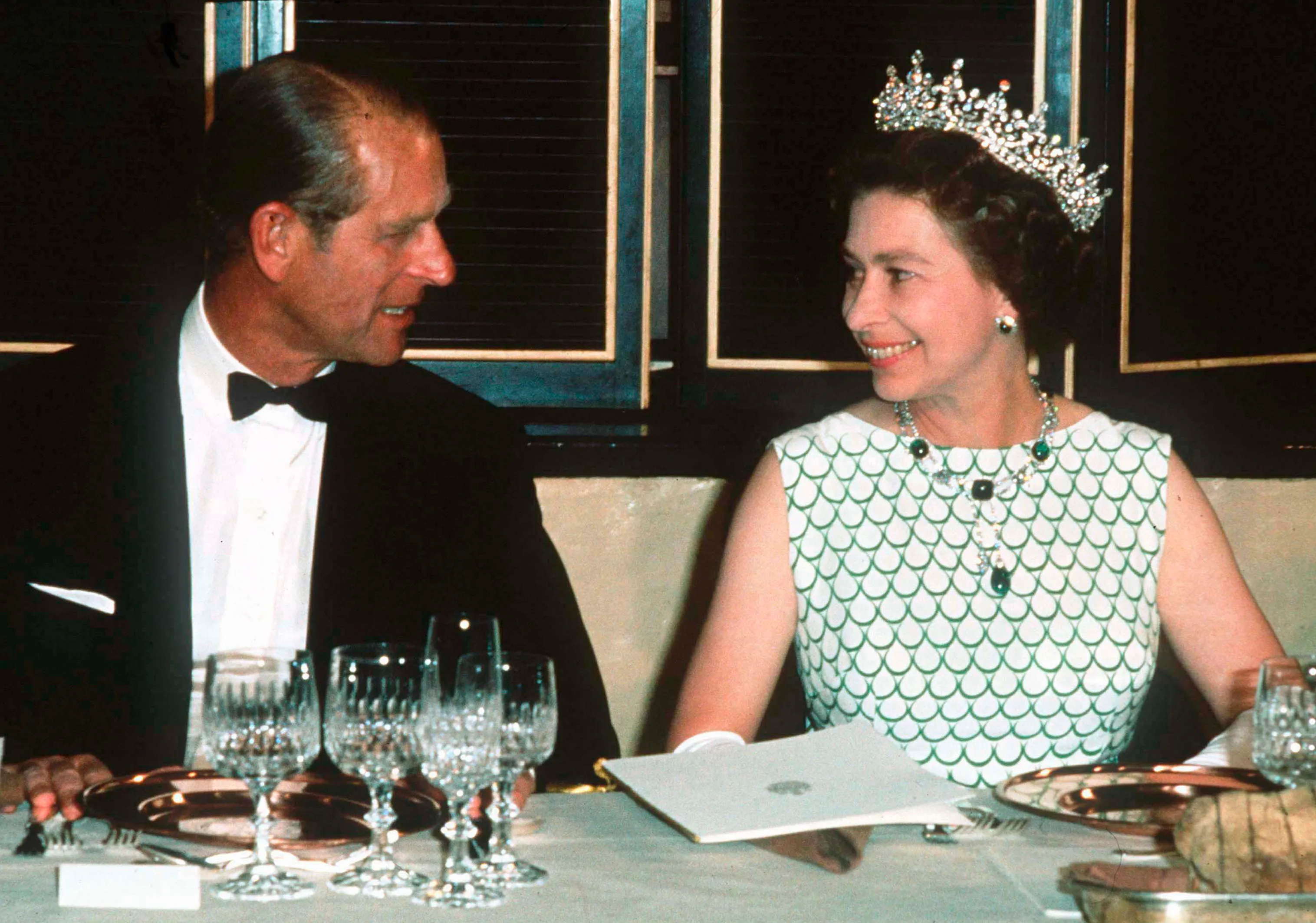 Queen Elizabeth and Prince Philip in 1970.