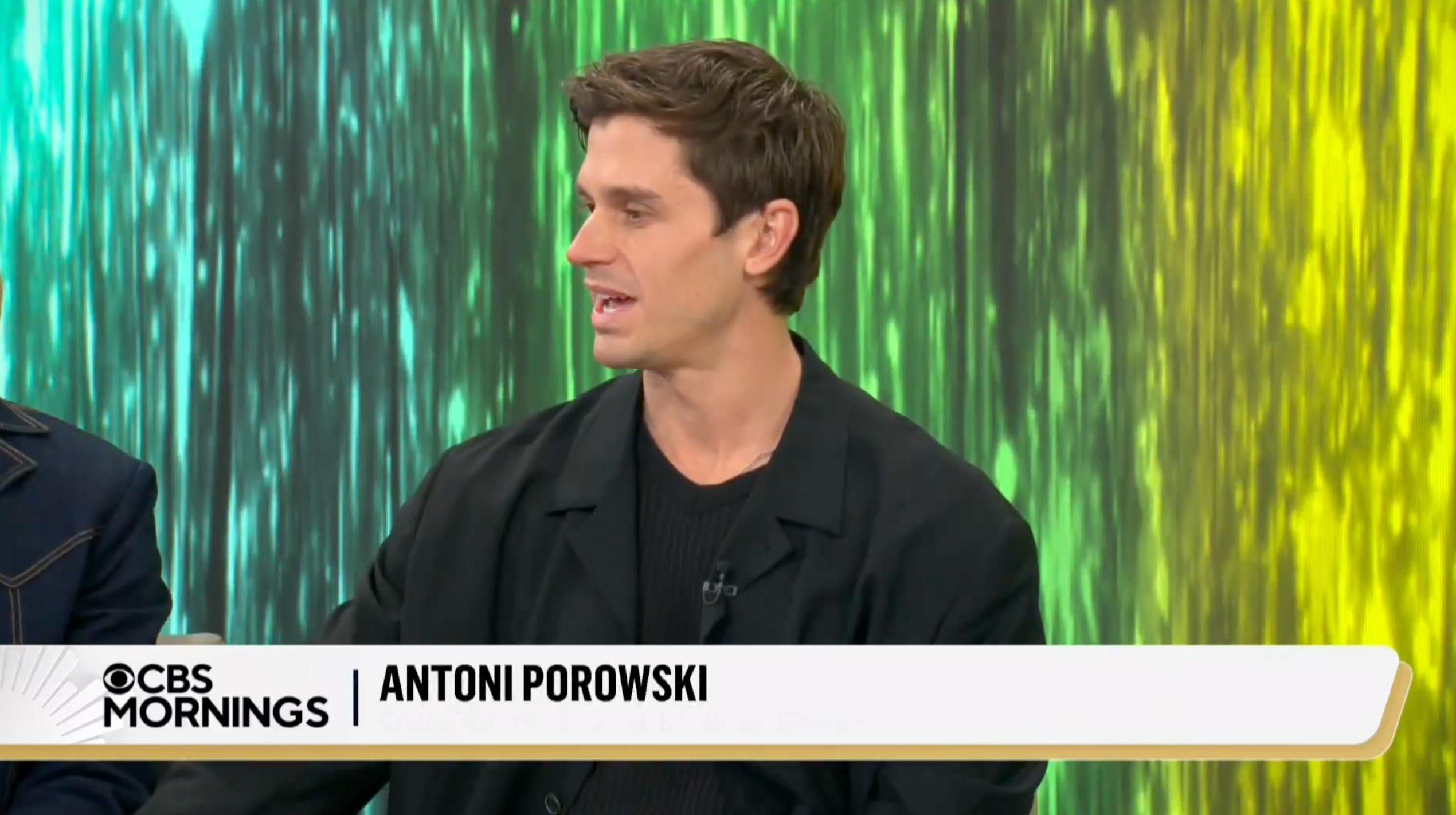 Antoni Porowski talking on CBS Mornings.
