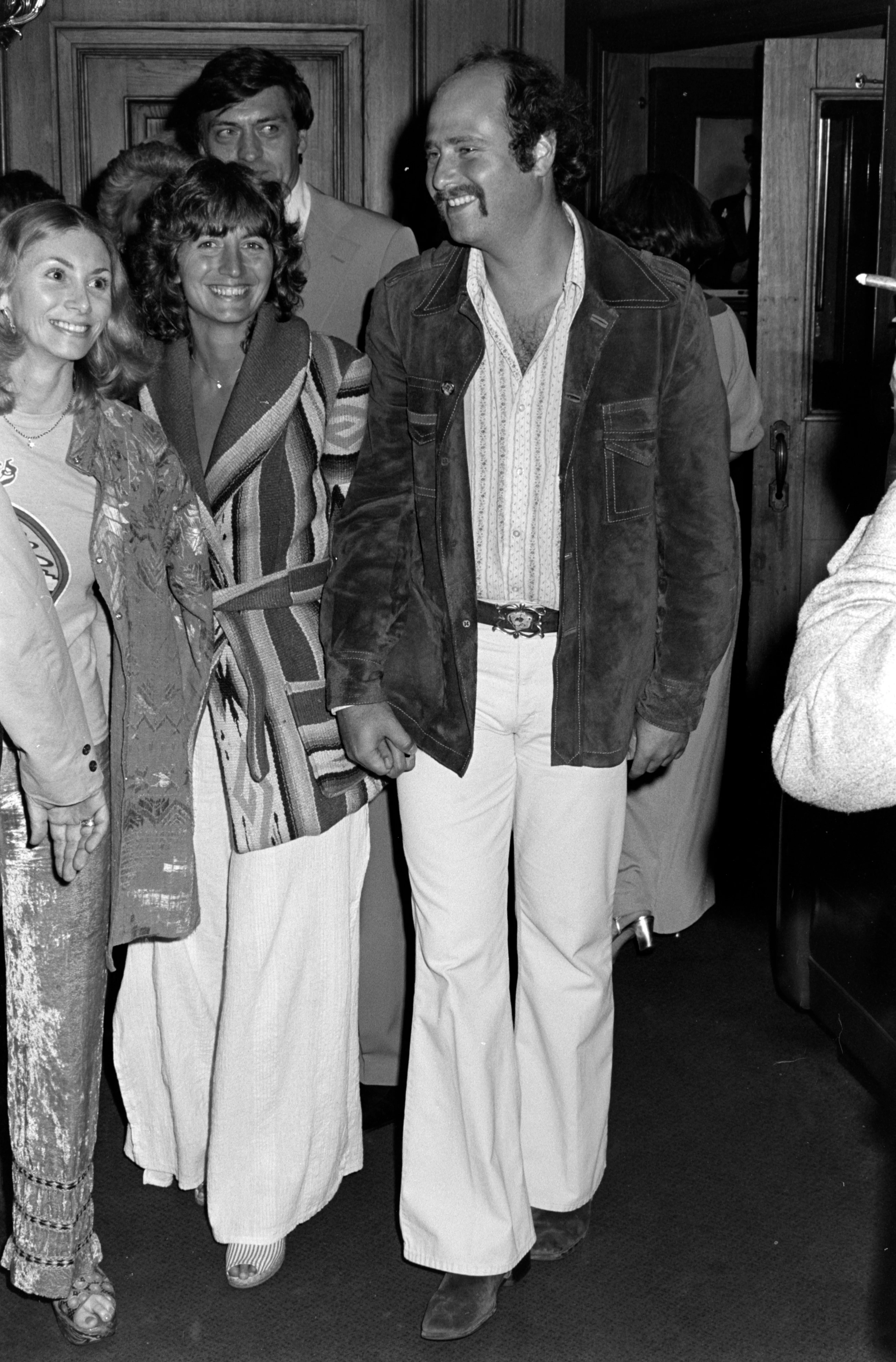 Penny Marshall and Rob Reiner at a screening of 