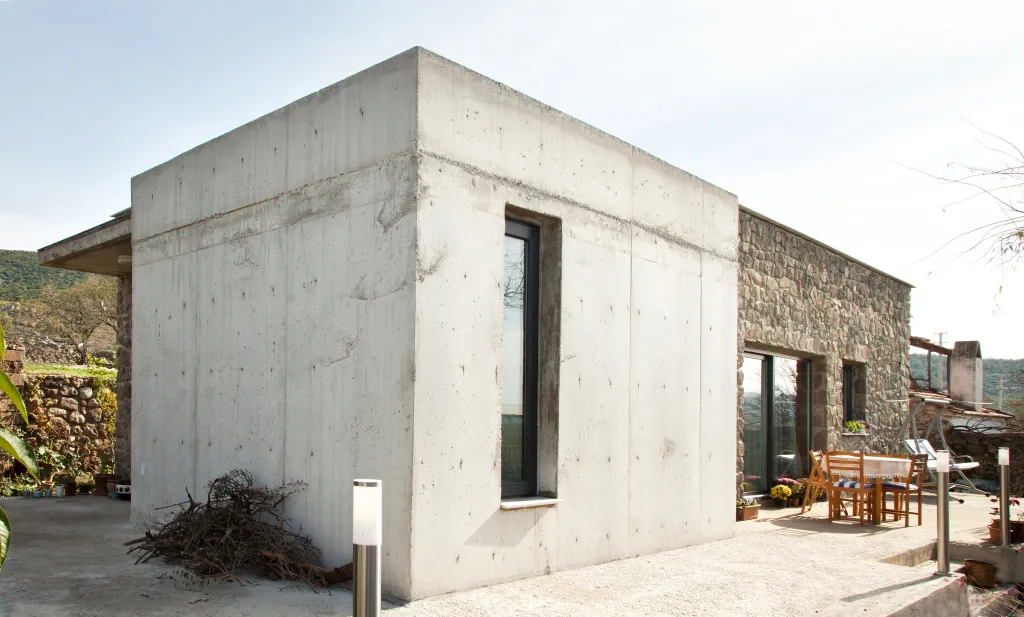 Among the necessary inclusions: dense exterior walls that measure nearly 2 feet thick.