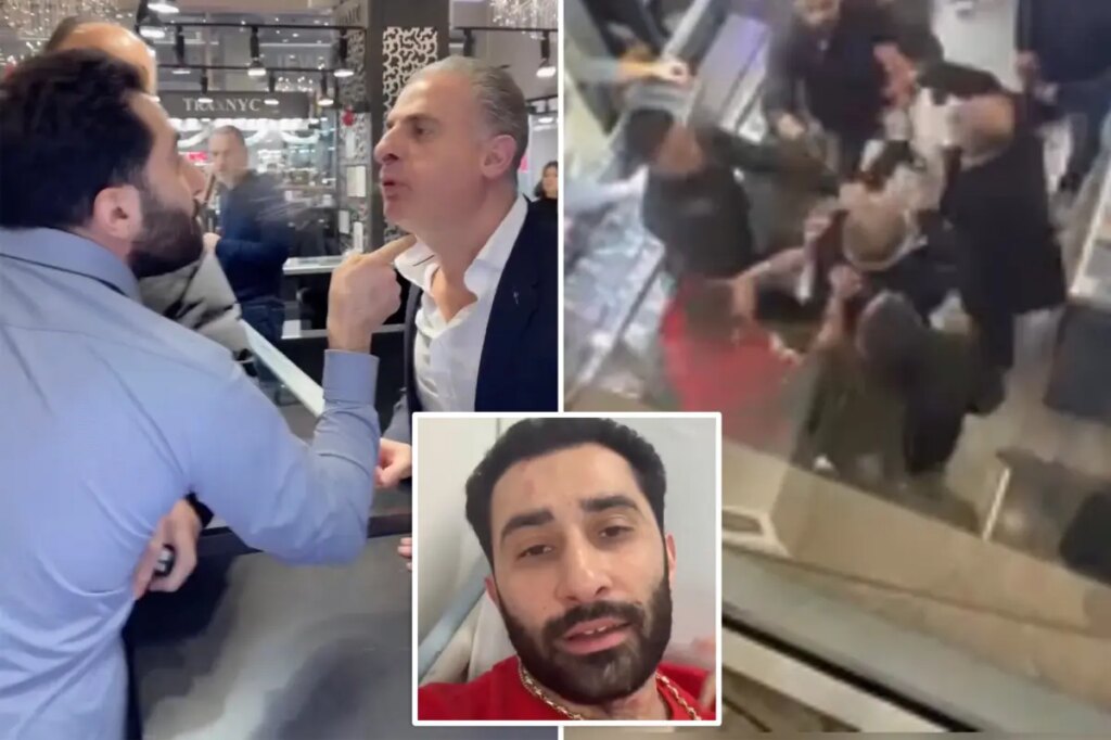 Rival NYC Diamond District jewelers get into wild caught-on-camera brawl over fraud allegations
