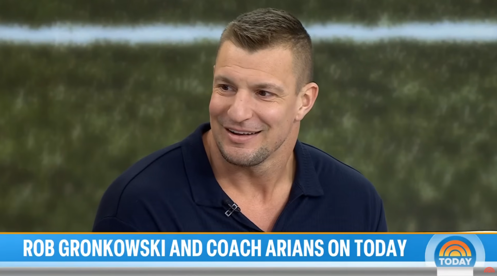 Rob Gronkowski on the Today show.