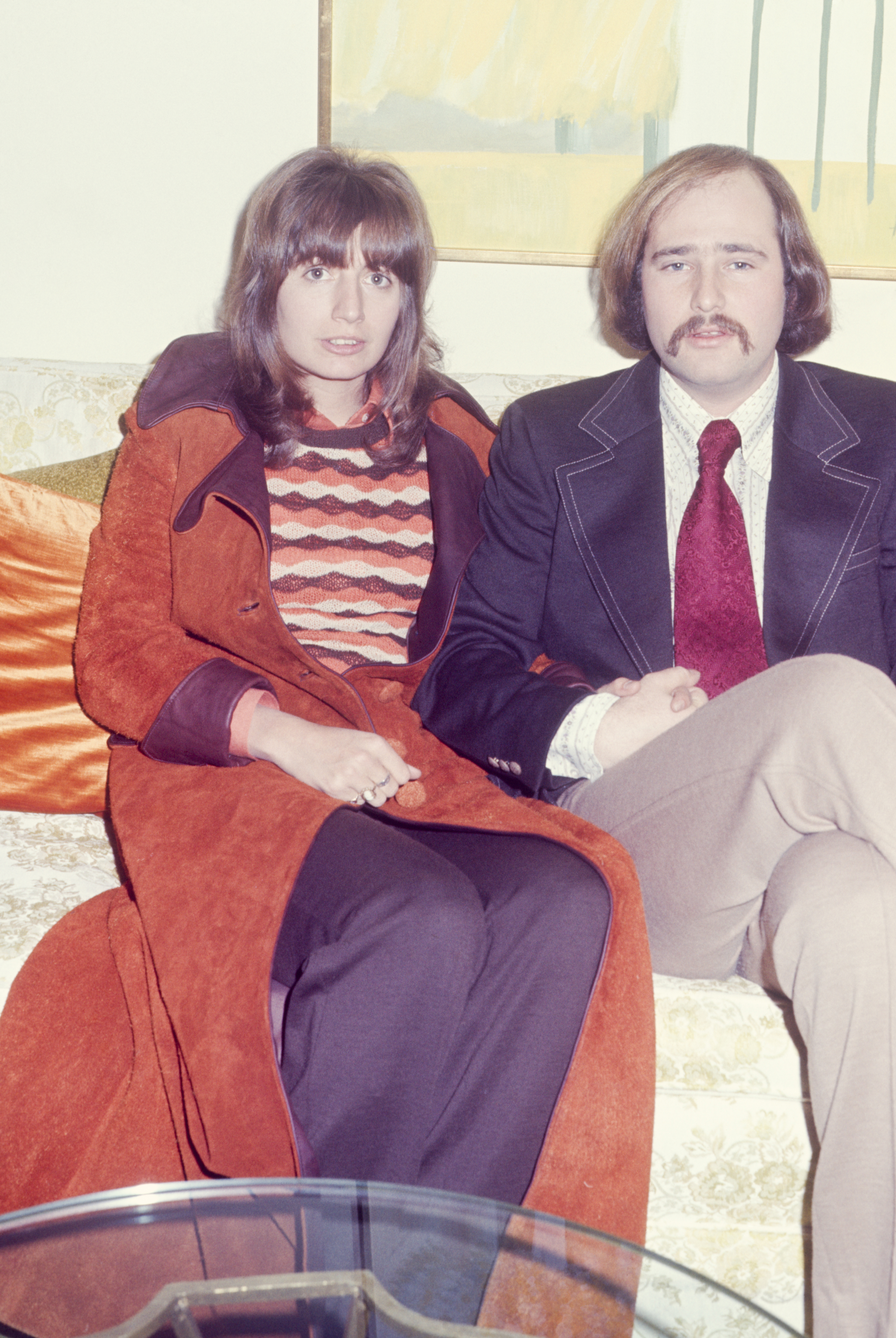 Rob Reiner and Penny Marshall in New York in 1970