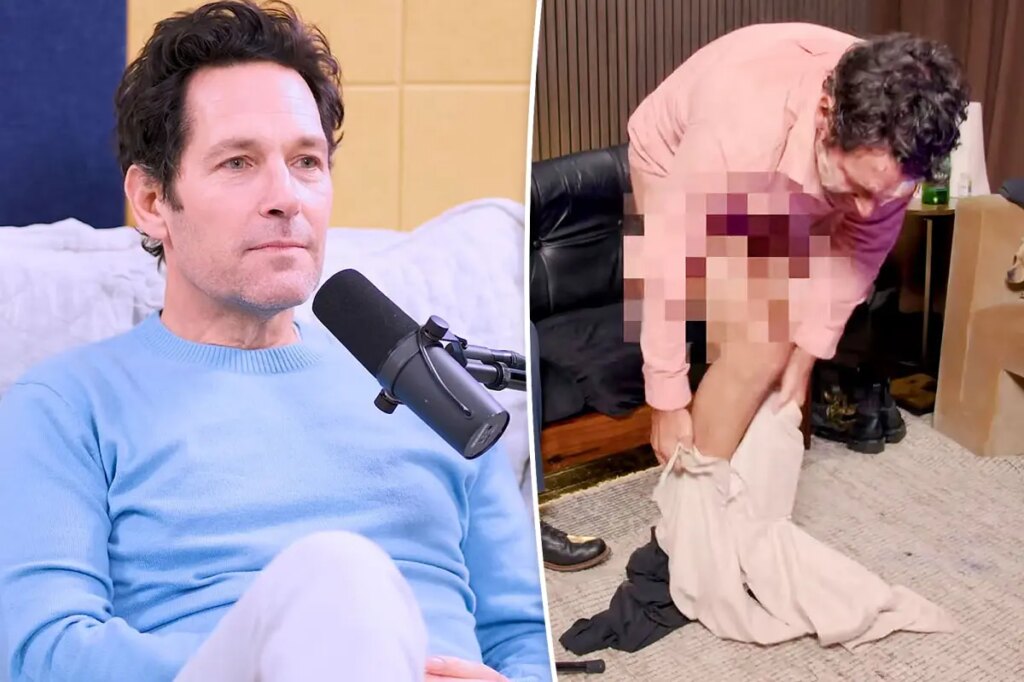 Paul Rudd reacts to claim he has a ‘huge penis’ in wild interview