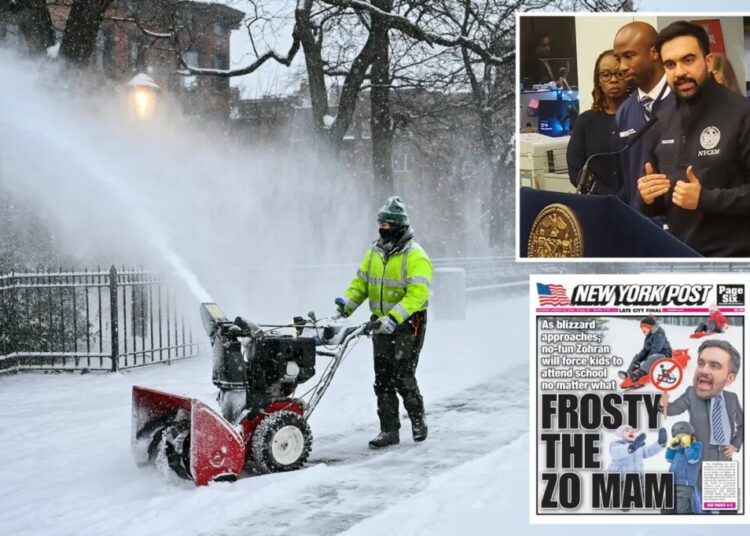 NYC schools closed Monday due to snow storm, all students will do remote learning, Mamdani says