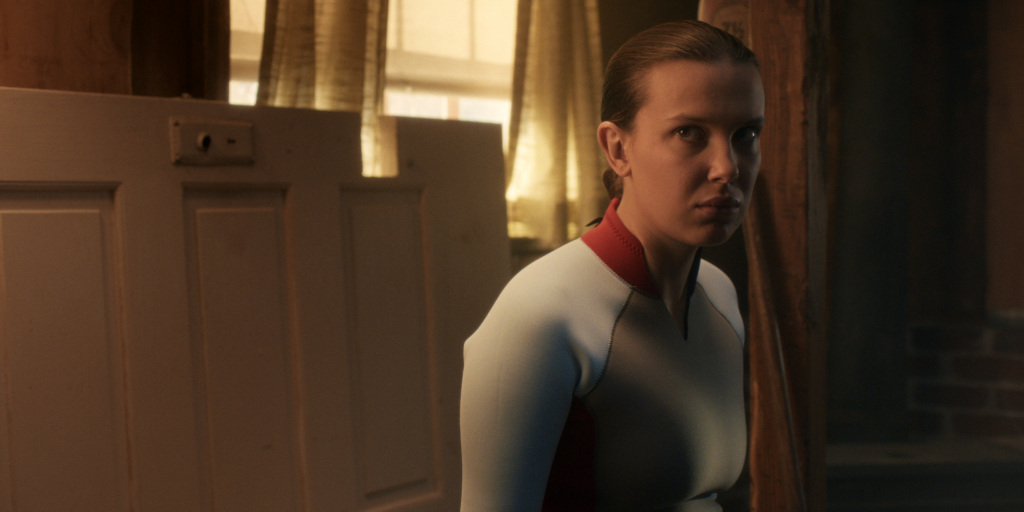 Millie Bobby Brown as Eleven in 