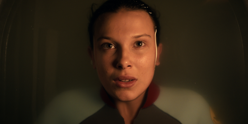 Millie Bobby Brown as Eleven in 