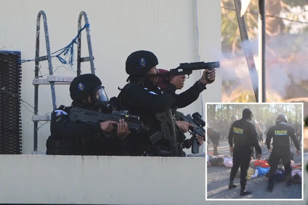 3 officers killed in gang uprising as inmates riot at hellish Guatemalan prisons