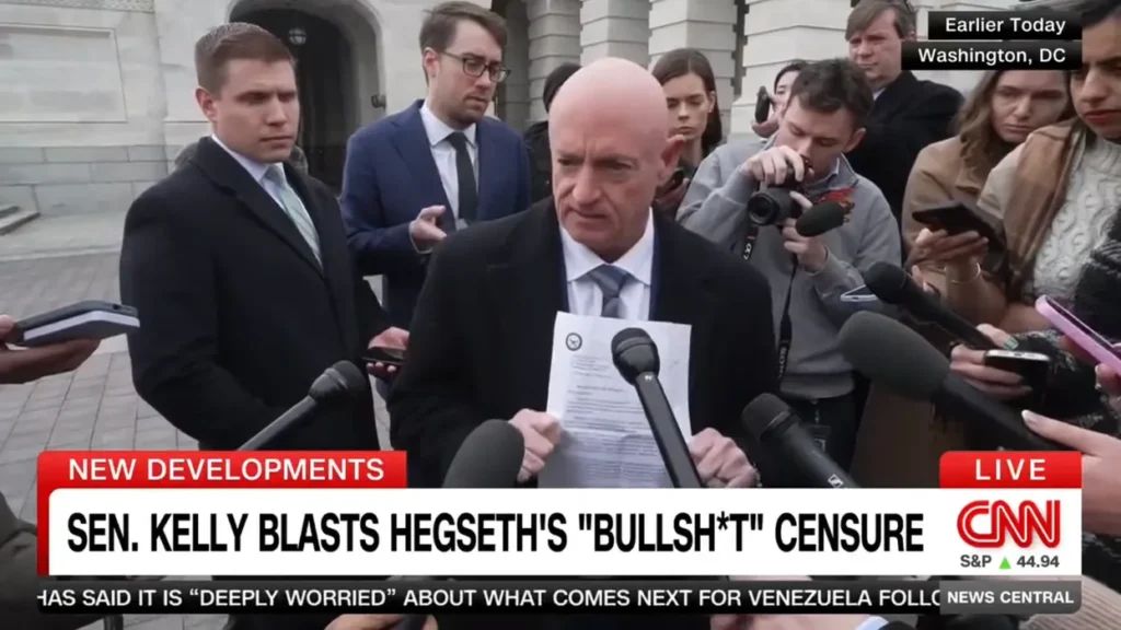 ‘Expect fireworks’: Mark Kelly floors CNN with blistering response to Hegseth