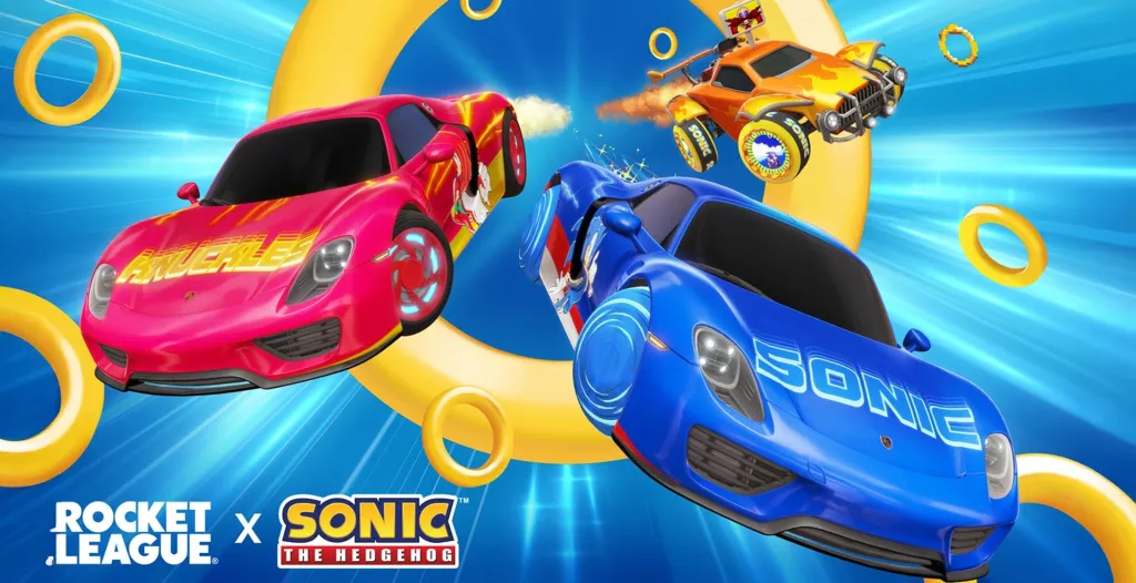 Sonic Rocket League Cosmetics