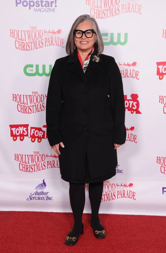 Monica Rodriguez on the red carpet of the 93rd Annual Hollywood Christmas Parade.