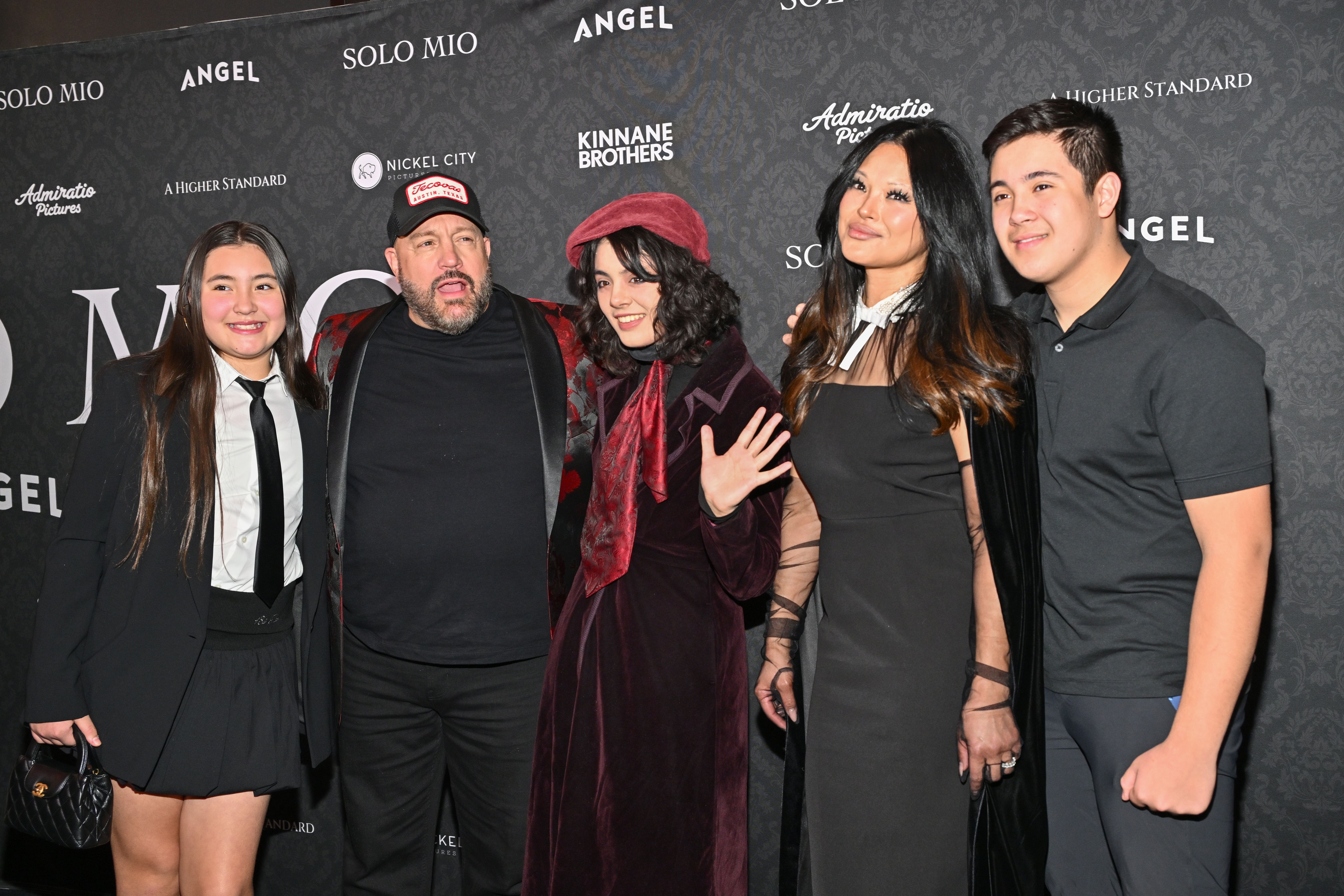 Sistine James, Kevin James, Sienna James, Steffiana James and Kannon James.