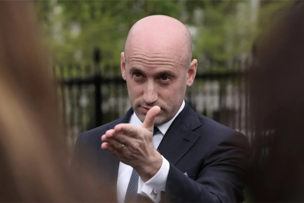 Stephen Miller uses podcaster freak out to claim MN cops have been ordered to ‘surrender’