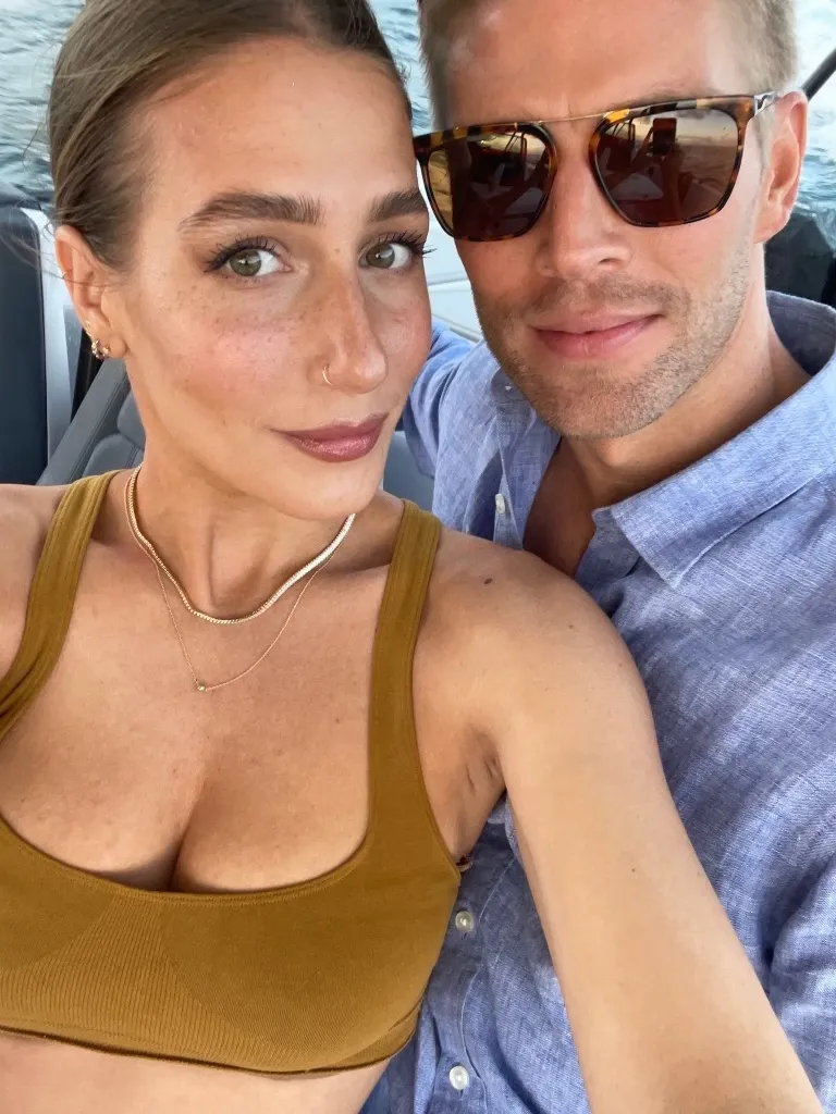 Kyle Cooke and Amanda Batula share a honeymoon photo.