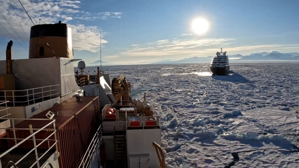 Coast Guard called to help luxury cruise stuck in Antarctica