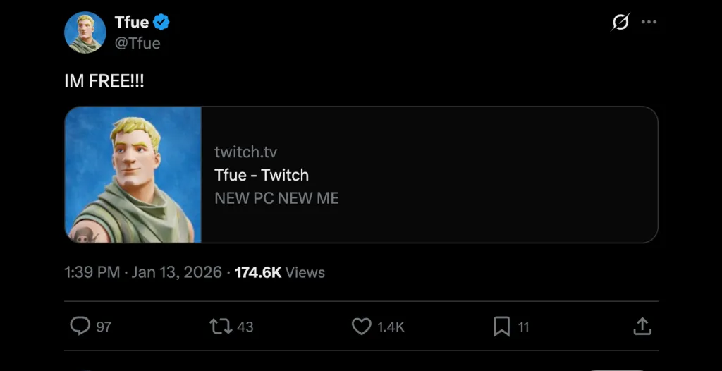 Tfue Unbanned Arc Raiders