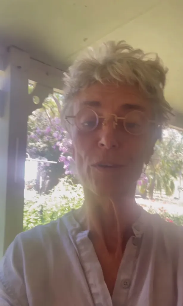 Rachel Ward details her happiness on Instagram.