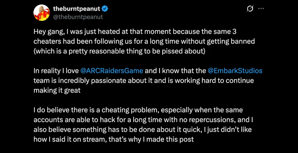 The BurntPeanut Arc Raiders