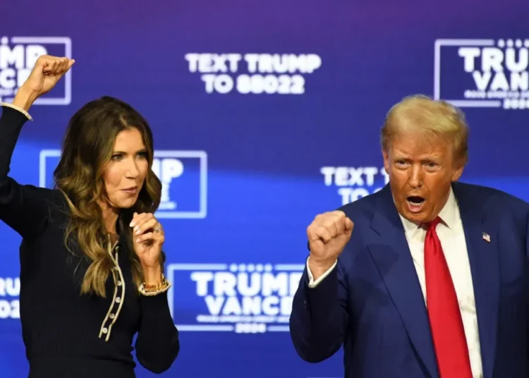 Trump lashes out at ‘loser’ Republican senators who confronted him about Kristi Noem