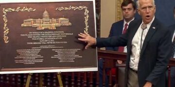 ‘Big defection against Trump’: Senate GOP leader agrees to hang January 6 plaque