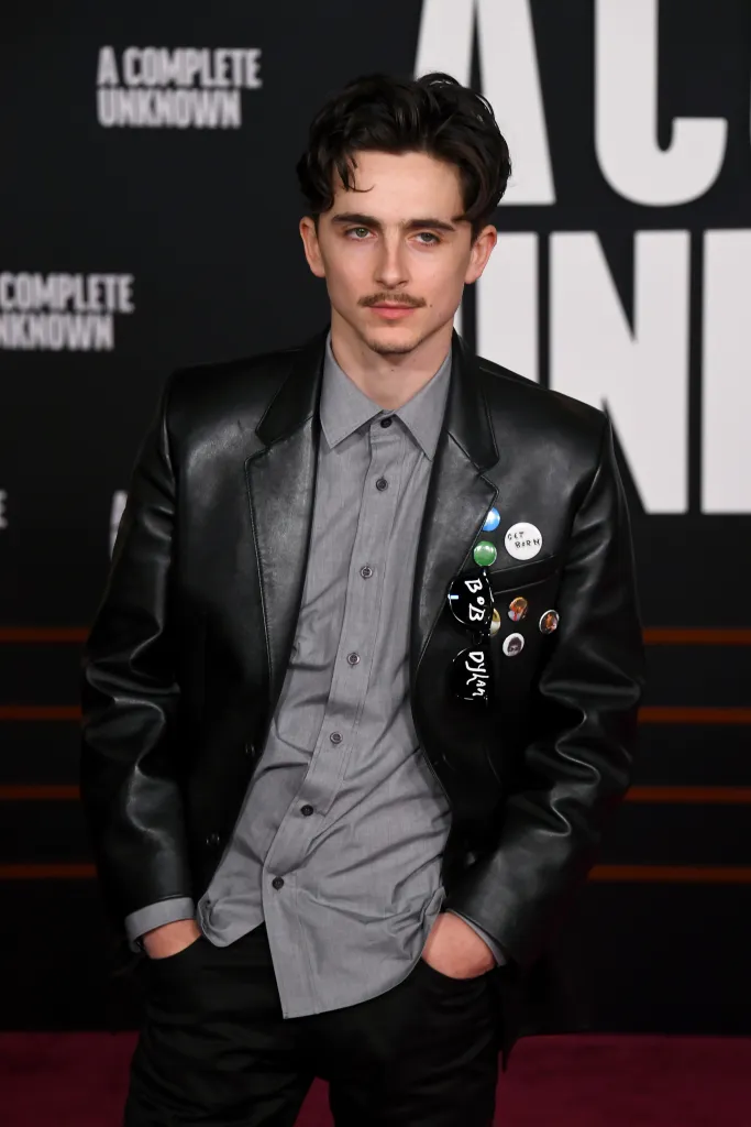 Timothée Chalamet attends the Los Angeles Premiere of