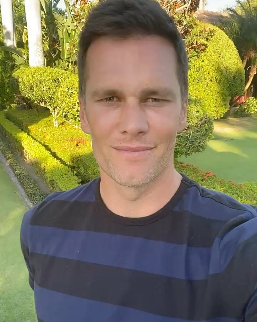 Tom Brady smiling.
