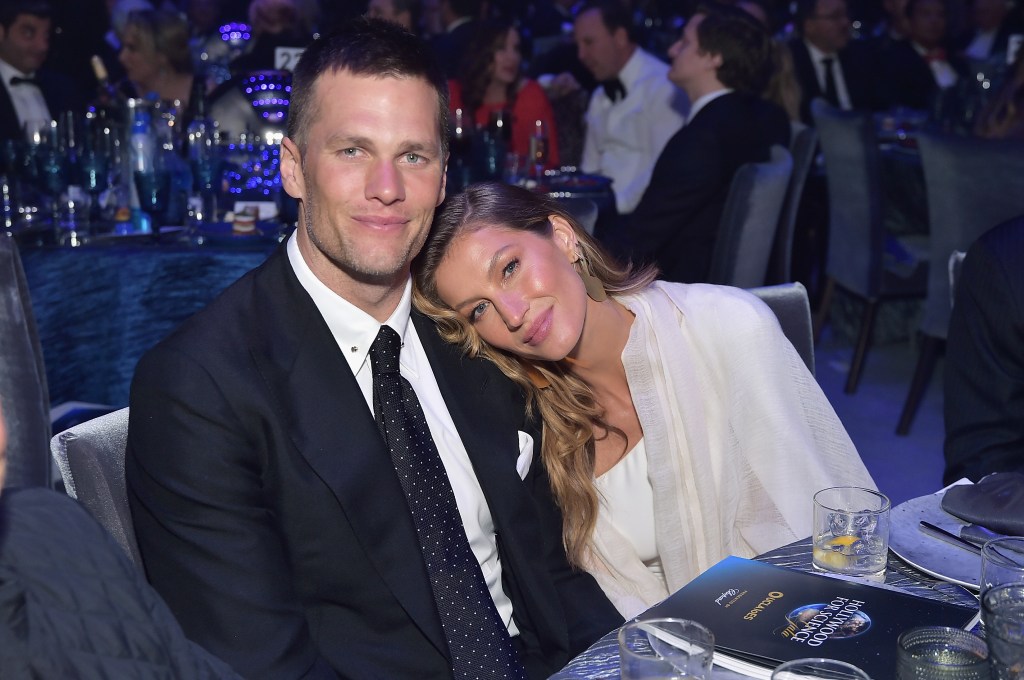 Tom Brady and Gisele Bündchen at the Hollywood for Science Gala.