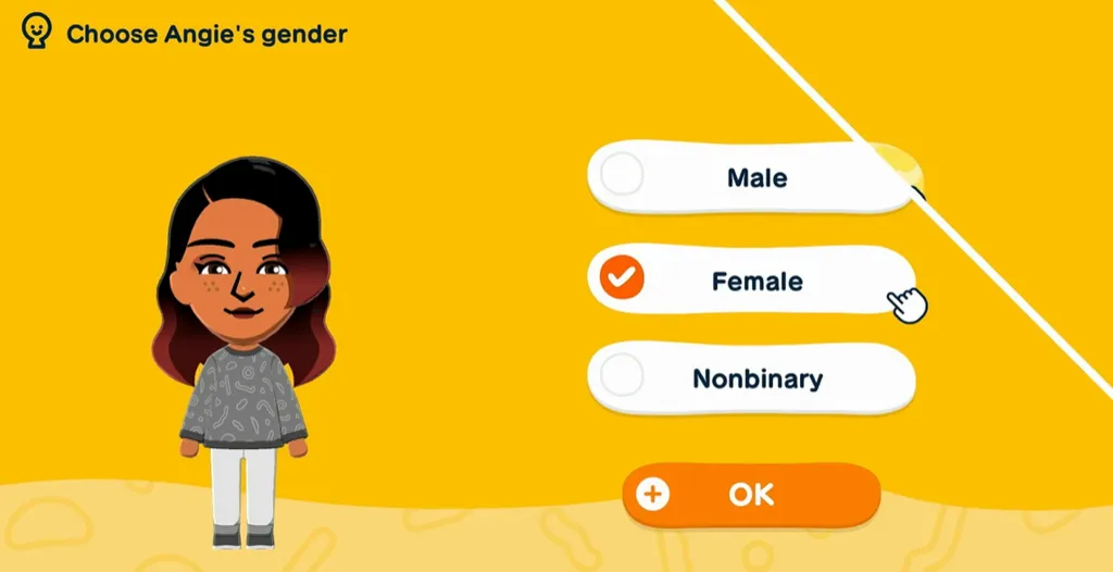 Tomodachi Life Non-Binary Option