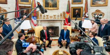 How Trump Uses the Oval Office to Flex Power on the World Stage