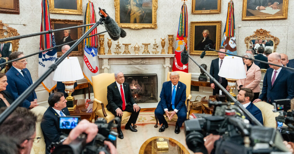 How Trump Uses the Oval Office to Flex Power on the World Stage