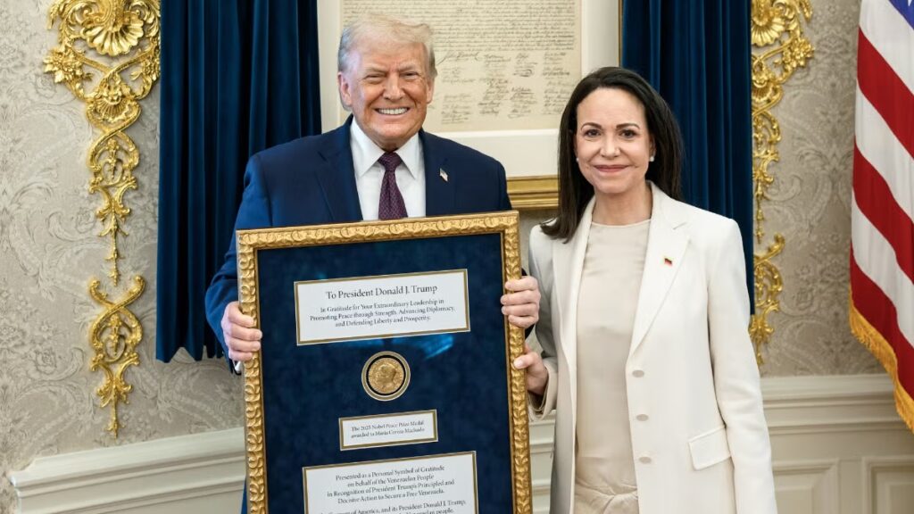 Nobel Doubles Down on No-Sharing Peace Prize Stance After Machado Gift to Trump: ‘Not Even Symbolically’
