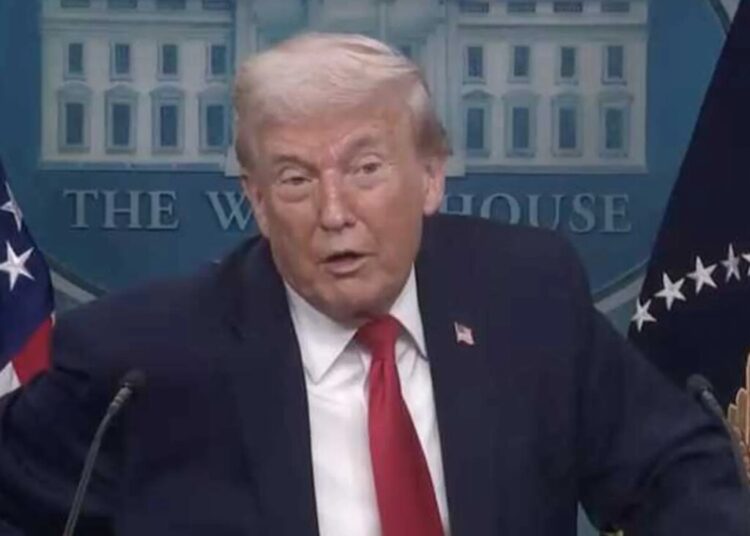 Trump fumes over Nobel snub in rambling 80-minute White House press briefing