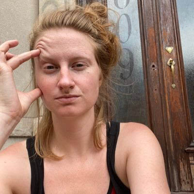 Cea Weaver, housing advisor to Zohran Mamdani, making a face.