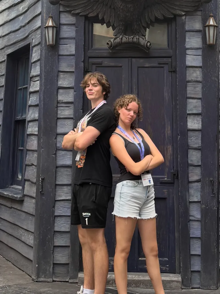 The couple were found dead outside St. Agnes Residence Hall — a women's dormitory — on campus.