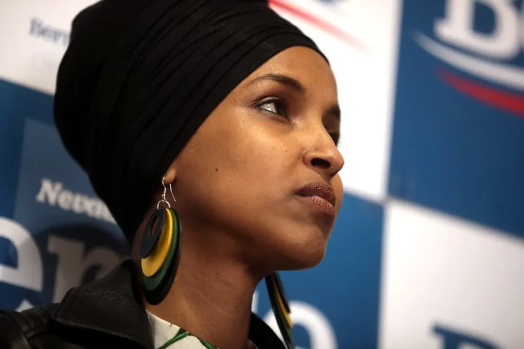 Ilhan Omar loses it at conspiracy theorist who accused her of staging spray attack